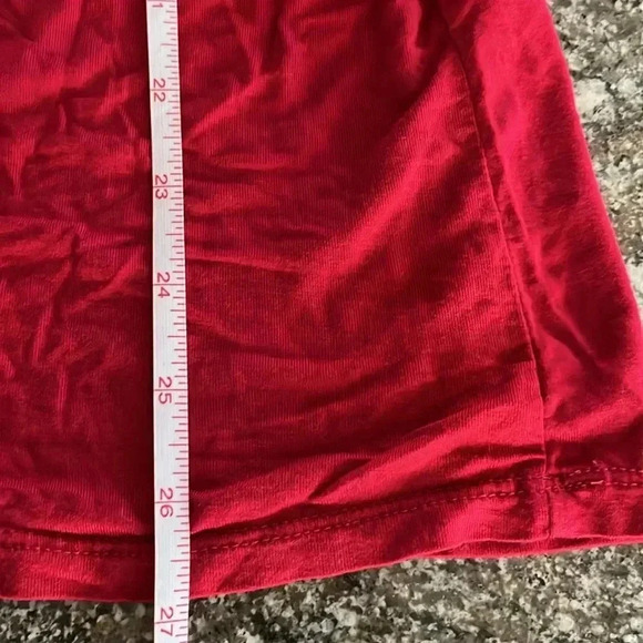 EUC Soma Pajama Set Buffalo Plaid w Solid Red Long Sleeve Top Soft Cozy Size XXL - Picture 5 of 9